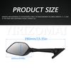 2 Pcs Motorcycle Side Mirror Black Plastic Rearview Mirror for Yamaha XMAX 300 400 125 250 2017 2018  Motorcycle