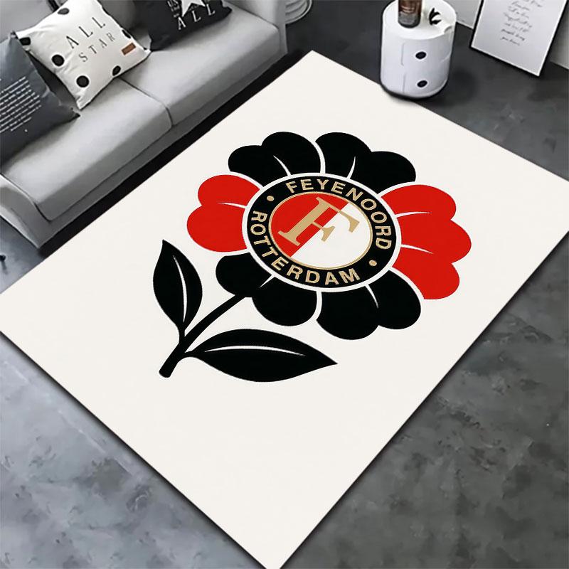 Feyenoord Carpet Rug for Living Room Bedroom Home Sofa Decoration,Kids play Non-slip Floor Mat