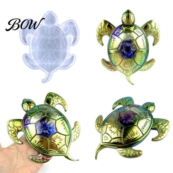 Durable Silicone Ocean Mold Large Sea Turtle Resin Mold, 3D for Epoxy Casting, Detailed Marine Animal Professional Casting Tool Molds Wall