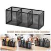 Modern Mesh Desk Organizer 3/4/5/6 Grids Pen Storage Box Multifunctional Pencil Holder  Office Use