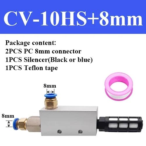 CV-10HS 15HS 20HS 25HS С 6мм 8мм 10мм 12мм Коннектором Вакуумный Генератор Присоска Контроль Отрицательного Давления Вакуумный Клапан