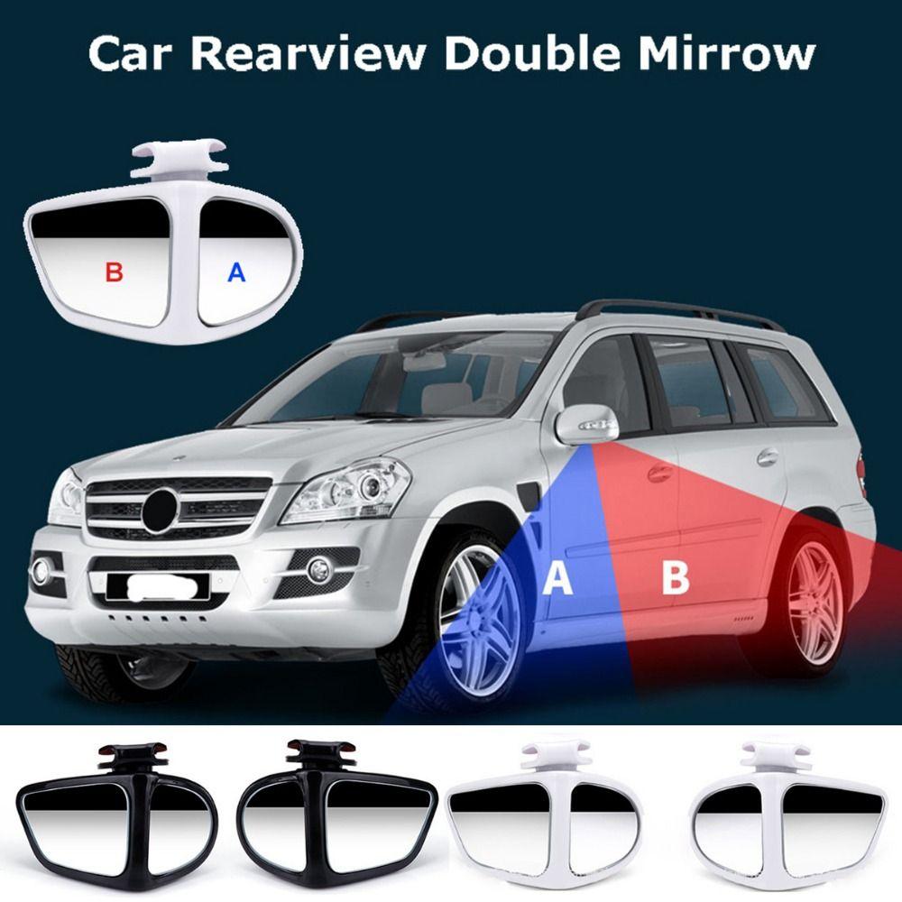 HD Glass Car Blind Spot Mirror 2 Side Wide Angle Reversing Mirror SUVs