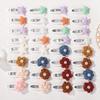 50pcs/set Random Color Cute Star Floral BB Clips For Baby Girls Sweet Snap Clips Hairpins Kids Hair Accessories