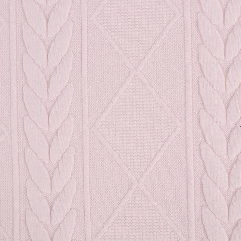 Women's Diamond Grid Jacquard Knit Sweater Fabric - Polyester-Spandex Blend