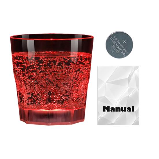 1/6 шт. Светящиеся рюмки со светодиодной подсветкой, бокалы для виски для вечеринки, светящиеся в темноте, многоразовая посуда для напитков