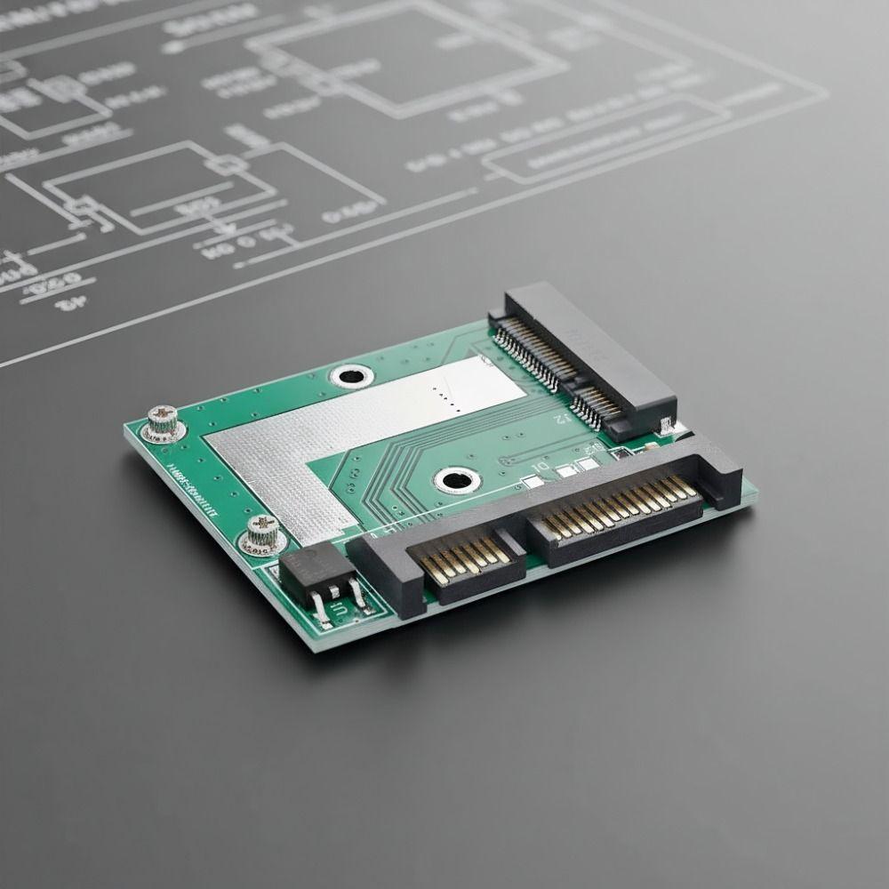2.5inch mSATA to SATA3.0 Adpater Card Plug and Play Riser Card Interface Conversion