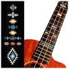 Jockomo Ukulele Position Mark Inlay Stickers, Native American Ethnic (TR)
