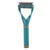 Pet Hair Removal Rake Y Shaped Double Sides Pet Under Hair Rake Comb Dog Dematting ToolsL Dark Green