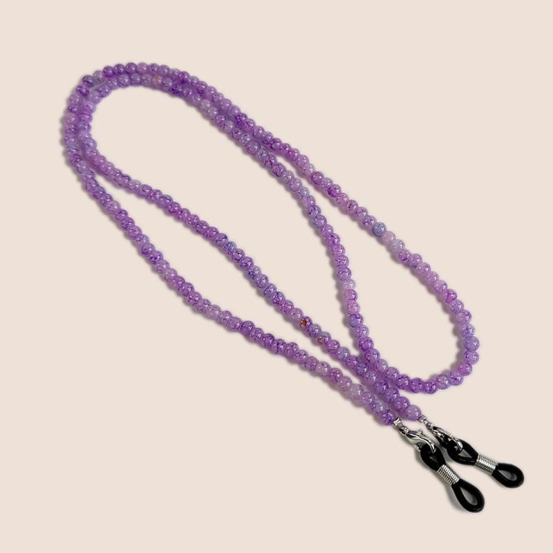 Легкая Цветная Стеклянная Цепочка для Очков Винтажные Ручной Работы Бусины Подвеска для Очков Регулируемая Цепочка от Потери Маски Мужчины Женщины