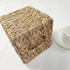 Bohemian Style Square Rattan Weaving Tissue Box with Cover Tissue Holder  Office
