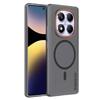 Модный Прозрачный Чехол с Магнитной Зарядкой и Ощущением Кожи для Xiaomi Redmi Note 15 14 Pro Plus 4G 5G, Тонкий Противоударный PC Защитный Чехол