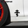 BLKUOPAR для Русского Православного Креста Автомобильные Наклейки Мультяшные Креативные Наклейки Защищенные от Царапин Окна Шлем Декор Авто Стайлинг