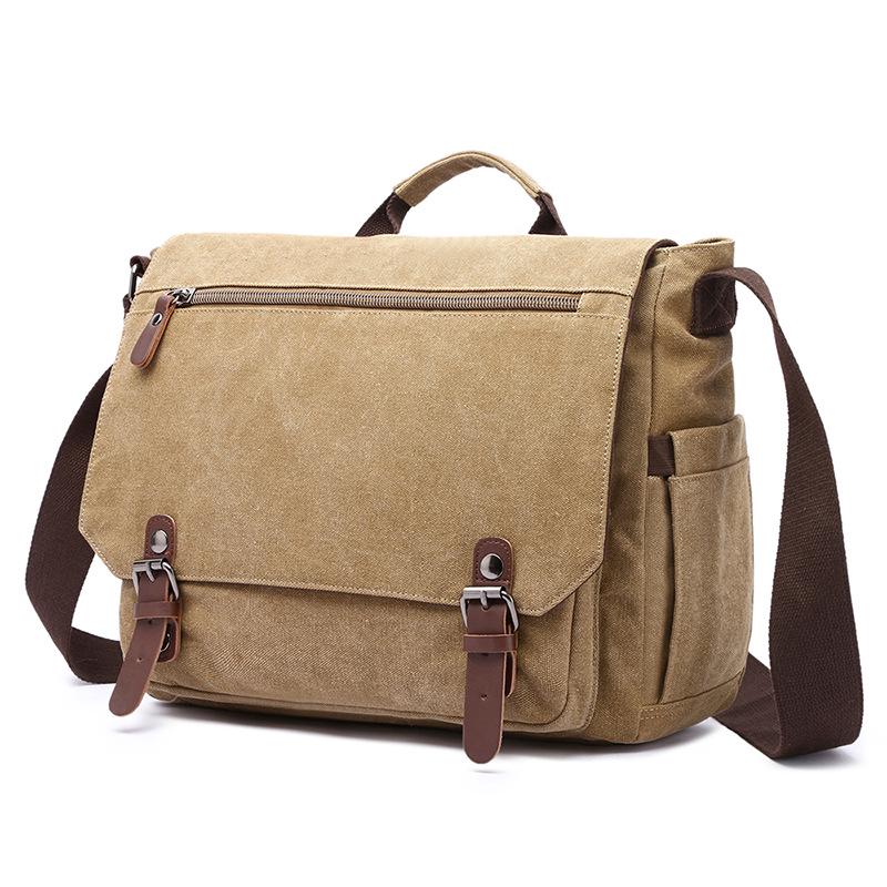 TS JYL laptop bag,Canvas Crossbody Bag Large Business Laptop Handbag