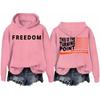 Ladies Fashion Casual Long Sleeve Printed Round Neck Hoodie Pullover Top