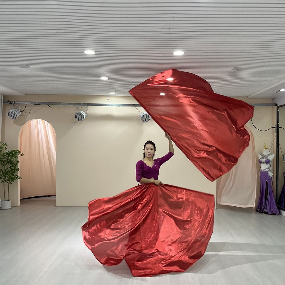 Разноцветные полукруглые флаги Масштабируемые стержни Танцевальный реквизит Новые аксессуары для танца живота Реквизит