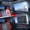 2 PCS Car Side Window Sunshade, 16.5"×15" Static Cling Auto Shade Sticker for UV, Heat, Glare & Privacy Protection, Universal Car Accessories