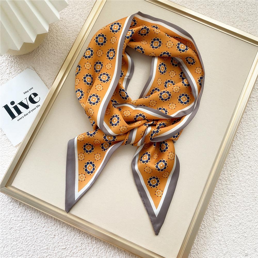New Scarves Silk Scarves Women'S Spring And Autumn Season Long Decorative Professional Scarves Summer Thin Styles Paired With Shirts Stylish