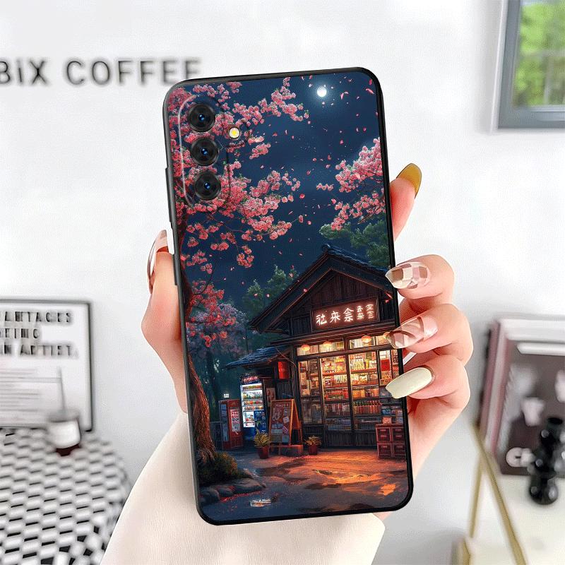 Anime Aesthetic Scenery Soft Phone Case for Samsung A17 A37 A57 A16 A26 A36 A56 A15 A25 A35 A55 A14 A24 A34 A54 A13 A23 A33 A53