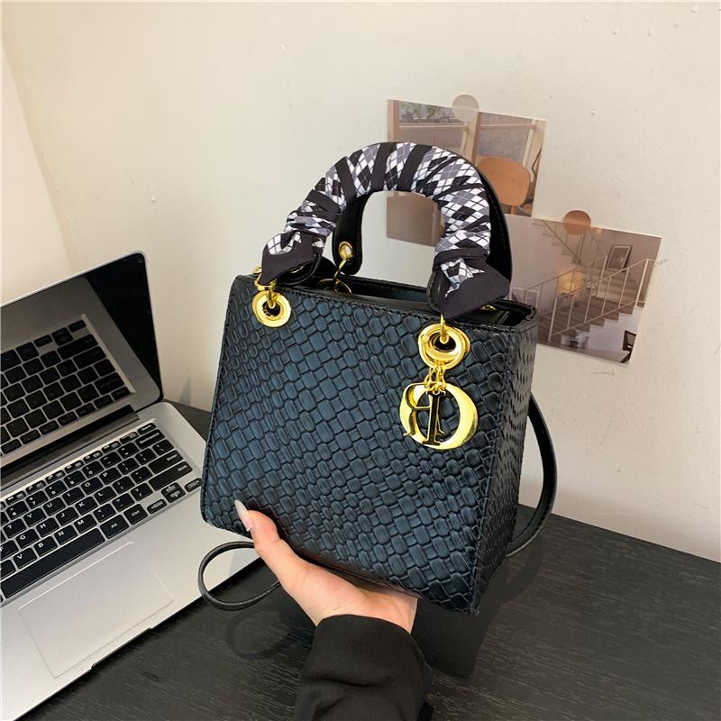 Женская брендовая роскошная сумка-тоут, модная классическая стеганая сумка с квадратной ручкой высокого качества, женские сумки через плечо