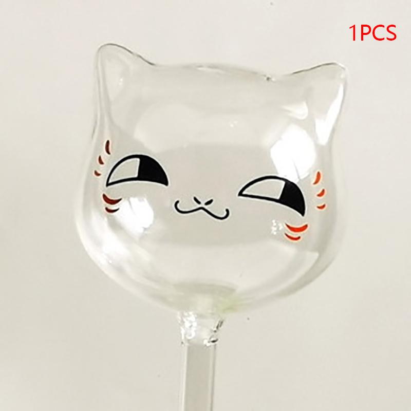 Автоматические лампы для полива растений. Самополивные шары в форме кошки. Прозрачное стекло. Водяные лампочки для растений. Система самополива растений.