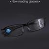 Progressive Multifocus Reading Glasses Blue Light Blocking Titanium Anti-Fatigue Full Frame Multifocal Readers Eyeglasses 1.0To4