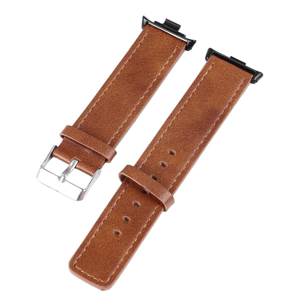 Ремешок из искусственной кожи для часов Mi Band 8 Pro Vintage Flat Head Регулируемый сменный ремешок для часов