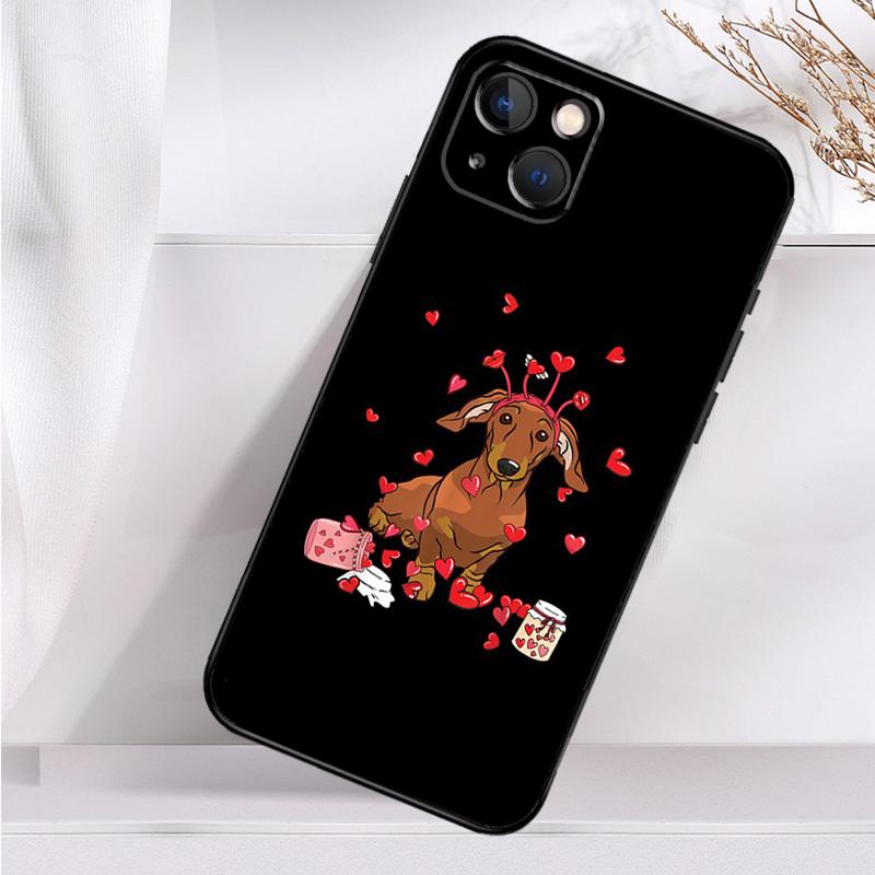 Такса Доберман Собака Ударопрочный Чехол Для iPhone 17 16 15 14 11 Pro Max Plus 12 13 Mini 16e 17 Air Чехол Для Телефона