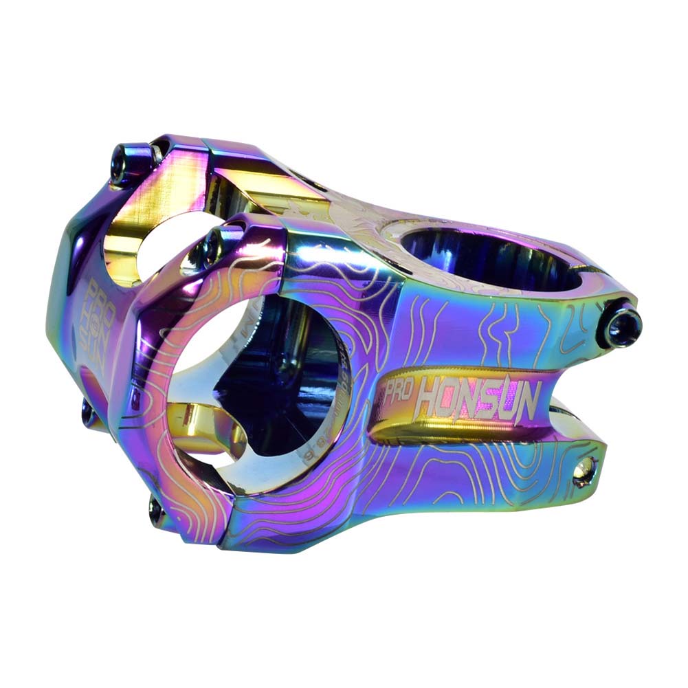 MTB Colorful Stem CNC Alloy 31.8*45mm 0 degree Short Bicycle Stem Handlebar Stem Bicycle Parts