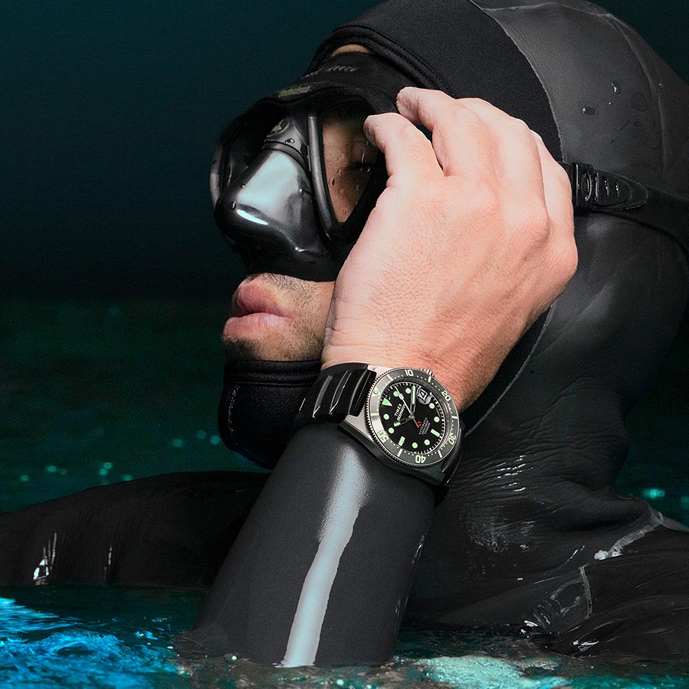 TIMEX Глубоководный риф200 Титановые Автоматические Дайверские Часы 41мм TW2W73800