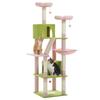 PETEPELA Кошачий комплекс для больших для нескольких отдельно стоящий когтеточка для наблюдения из натурального пенькового сизаля помпон кошачья кровать высота 180 см Кошки, Стройный, Кошки,