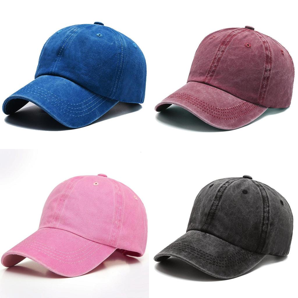 Korean Style Packable Cotton Baseball Cap With Breathable Design For Men And Women