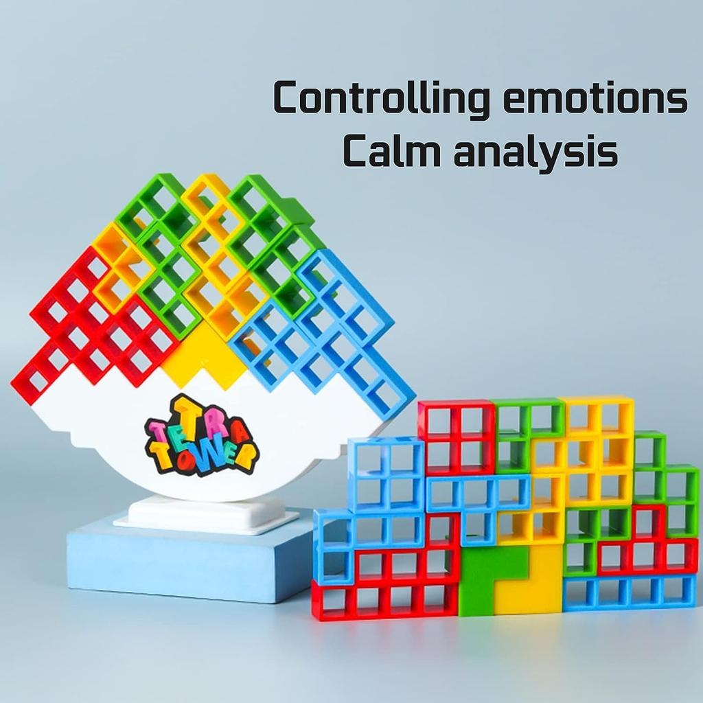 Игрушка-балансир Тетрис, игра Башня Тетра, балансирующие штабелируемые настольные игры, строительные блоки, игрушка-головоломка, семейные игры, на день рождения для детей и взрослых