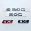 3D ABS черный, серебристый буквы G800 800 BITURBO эмблема для Mercedes Benz Brabus G автомобильное крыло багажника сзади W464 наклейка с логотипом