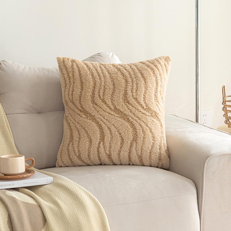 12x20'' дюймов Подушка Чехол для подушки с волнистым узором Жаккард Роскошный современный стиль Подушка для дивана для гостиной, спальни