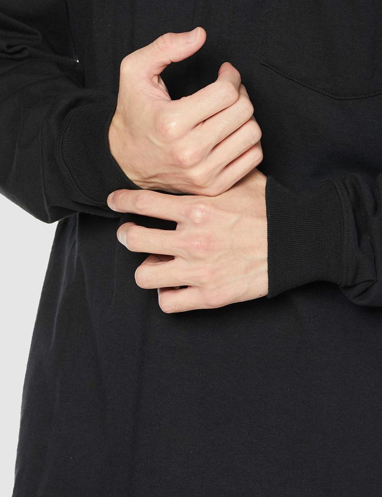 Футболка с длинным рукавом и карманом ЧЕРНАЯ L [Carhartt] [item]