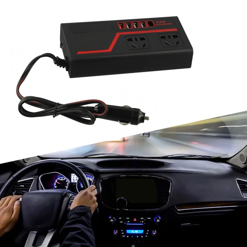 Многопортовый автомобильный инвертор 2000 Вт DC 12V24V в AC 220V для смартфонов и ноутбуков