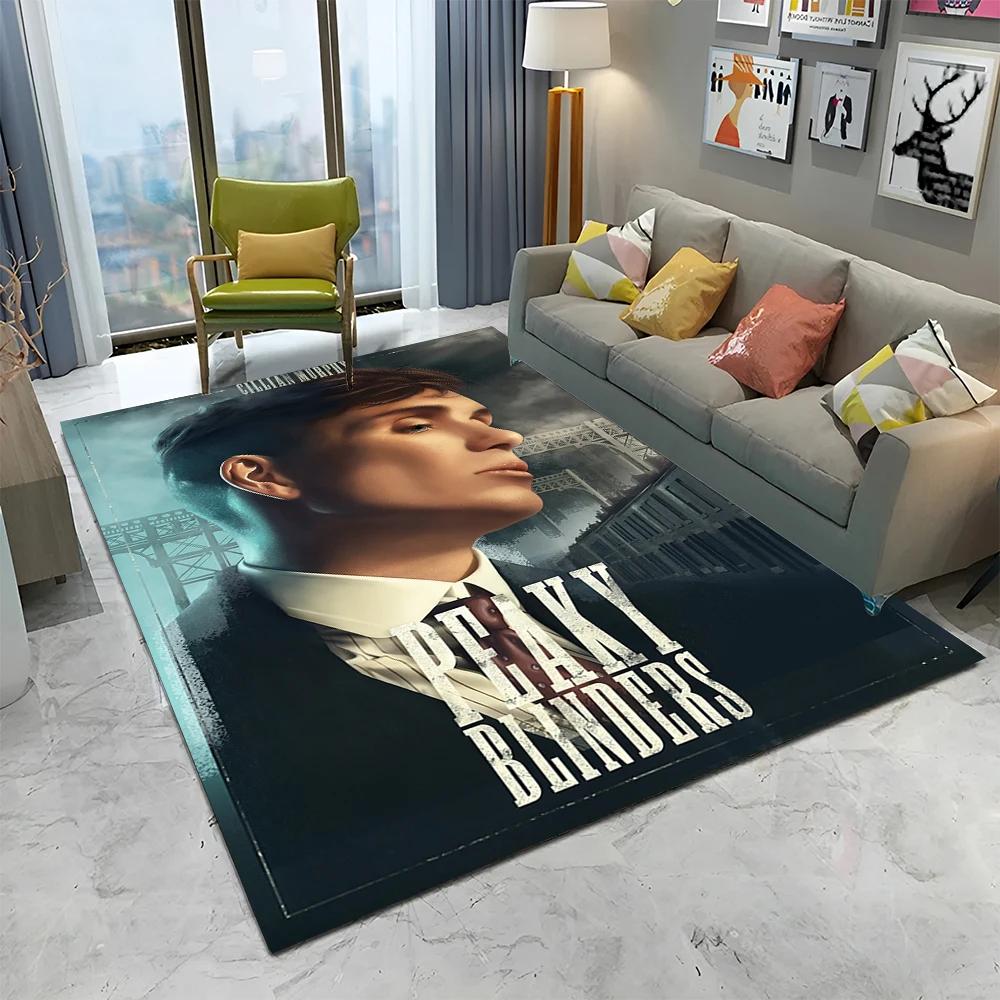 HD Ковер с Томасом Шелби 3D-P - Peaky Blinders для Дома, Гостиной, Спальни, Дивана, Прихожей, Декор, Детский Коврик, Нескользящий Напольный Коврик