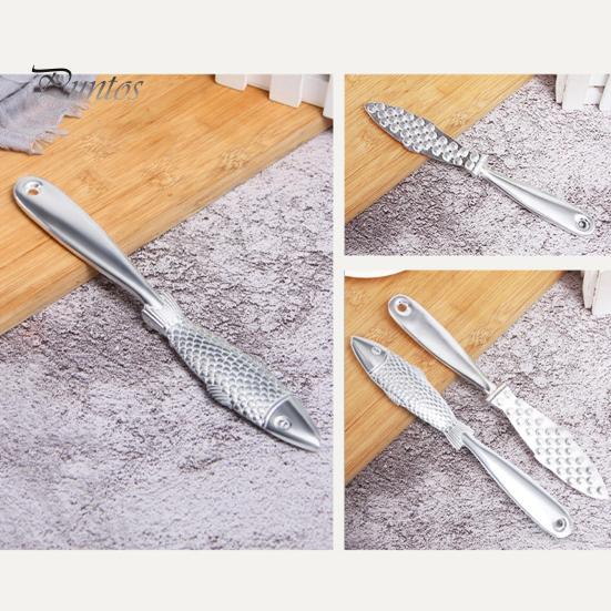 Рыбочистка из нержавеющей стали для удаления накипи, легкоочищаемый инструмент для чистки чешуи рыбы, скребок для чистки рыбы