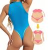 Women Simple Shapewear Bodysuit Control Slips Seamless Tummy Control Butt Lifting Thong Body Shaper Postpartum Slim Underwear