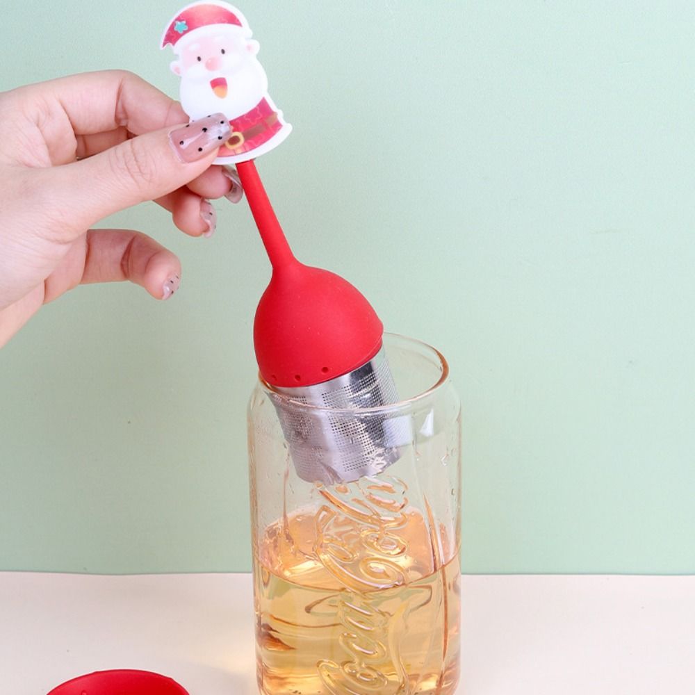with Handle Tea Filter Silicone Seal Silicone Tea Steeper Durable Tea Infuser Ball Gift Giving