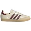 adidas Мужские кроссовки Samba OG Wonder White Shadow Red Gum, кремовый цвет, модель JS3830