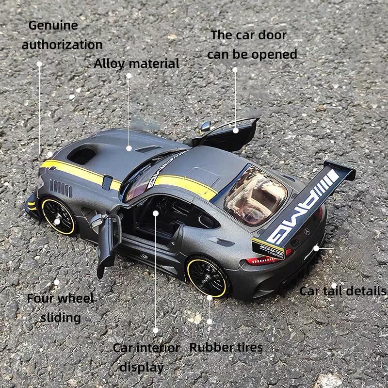 1/24 Модель спортивного автомобиля из сплава Benzs GT, литой металл, масштабная модель транспортного средства, статическая модель, имитируемые коллекционные предметы, игрушка в подарок на день рождения ребенку