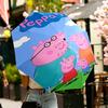 Peppa Pig Print Umbrella Automatic Opening/ Closing - Portable Foldable Design - Daily use for Travel/Outdoor - Gift for Birthday