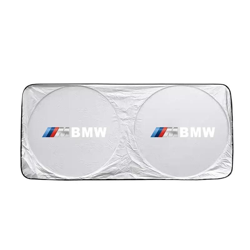 MZIZ2 For BMW Performance F25 F26 F15 F16 E90 E91 E92 E60 E84 G22 G32 F13 F36 G30-Car Windshield Sun Shade Visor UV Protection Shield