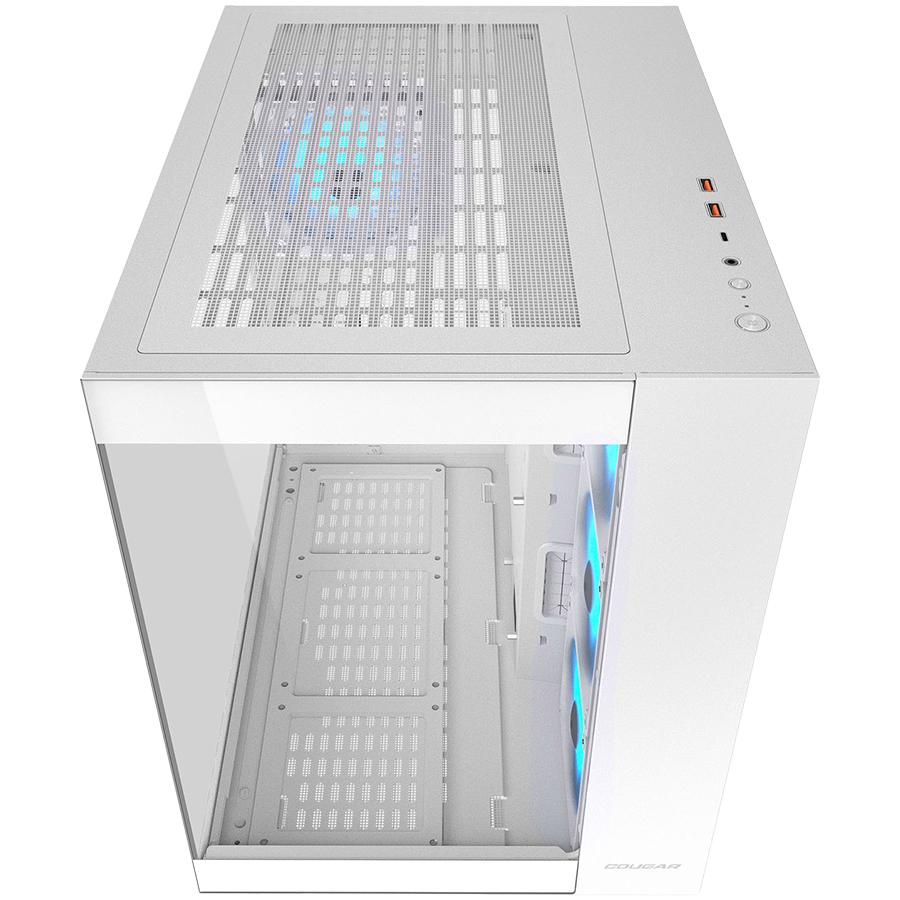 Cougar Fv150 Rgb Pc Case, Mid Tower, White