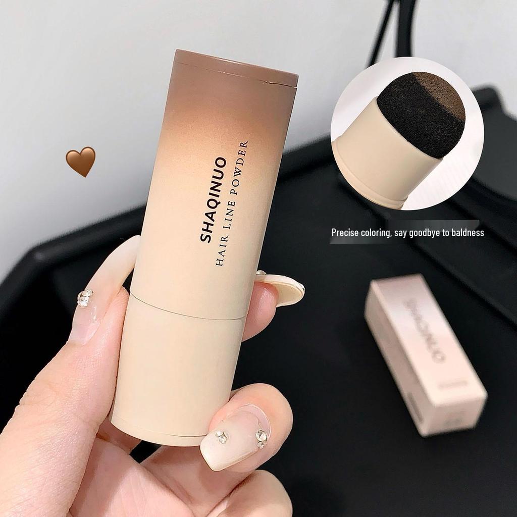 SHAQINUO Заполнитель линии роста волос: Изысканный порошок и крем для волос для контурирования и восстановления роста; Водостойкая и влагостойкая формула теней.