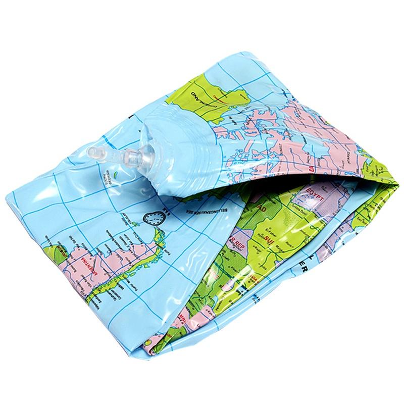 Надувная карта мира Земля География Учитель Помощь Мяч Игрушка Рождественский подарок 38 см