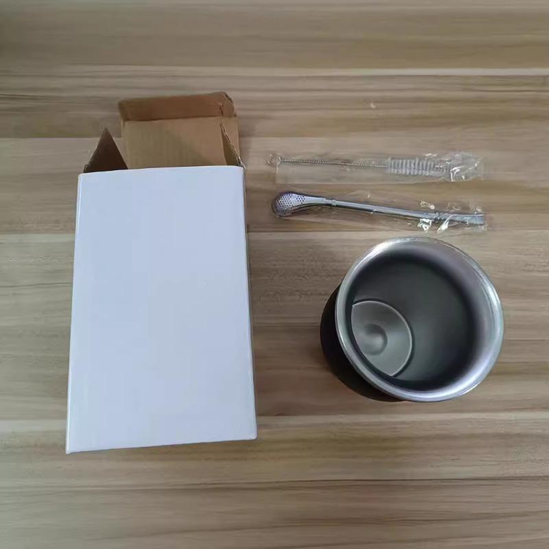 Горячая распродажа на Amazon, нержавеющая сталь, кружка для мате типа тыквы, термокружка, мини-кружка-тыква
