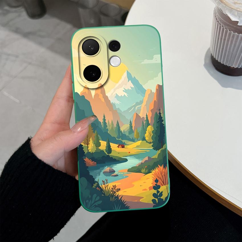 Чехол для телефона Vivo V60 V50 V40 Lite V30 V20 SE V70 FE, разноцветные сердечки, полная защита, мягкий гладкий корпус из жидкого силикона для Vivo, ударопрочный чехол