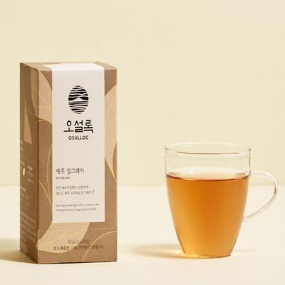 Корейский традиционный чай, Osulloc Jeju Earl Grey (Бумажный чайный пакетик) 20шт